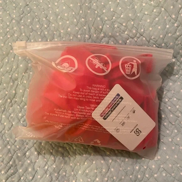 NWT Vibrant Red One Piece Swimsuit with Halter Neckline. Size S. - Picture 5 of 5